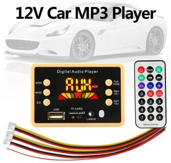 12V MP3 Player Speaker Digitale Audio Speler Auto Fm Radio Module Ondersteuning Fm Tf Usb Aux Recorders