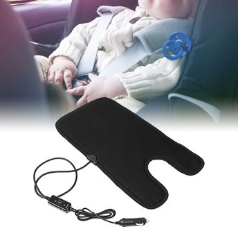 12V Universele Auto Baby Kids Kinderen Winter Auto Bekleding Kinderen Warm Seat Verwarming Pad Met Lichter En Schakelaar 50*27Cm