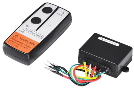 12V Universele Auto Draadloze Lier Elektrische Afstandsbediening Met Handmatige Zender Set Truck Atv Suv Vrachtwagen Voertuig Trailer Kit