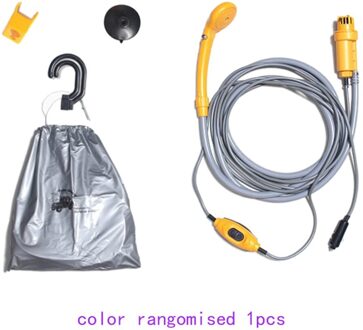 12V Universele Auto Wasmachine Douche Set Draagbare Elektrische Pomp Outdoor Camping Reizen Auto Washer Wandelen Huisdier Wasmachine Kleur willekeurige