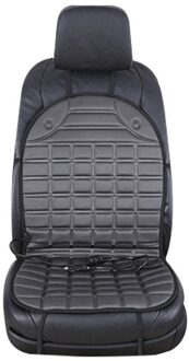 12V Verwarmde Auto Zitkussen Cover Stoelverwarming Warmer Winter Huishouden Kussen Cardriver Verwarmde Zitkussen Grijs