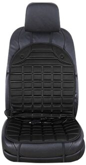 12V Verwarmde Auto Zitkussen Cover Stoelverwarming Warmer Winter Huishouden Kussen Cardriver Verwarmde Zitkussen zwart