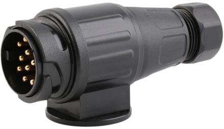 12V Voertuig Tirol 13Pins 13-Pin Trailer Plug 13Pole Connector Trekhaak Socket Plastic Plug Socket trailer Kabel 12V Eu