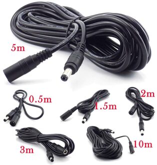 12V Vrouw Naar Man Plug Dc Power Kabel Connector Extension Verlengen Kabels Cord Adapter Voor Cctv Camera 5.5mm X 2.1Mm J17 3m