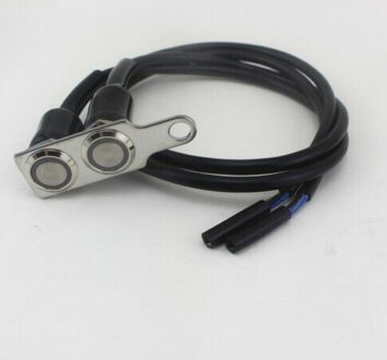 12V Waterdichte Led Motorfiets Stuur Schakelaar Dubbele Aan-uit Drukknop Spot Mistlamp Schakelaar Motorfiets Accessoires