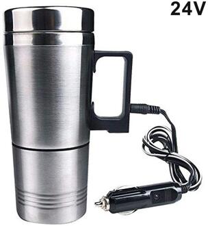 12V24V Auto Thermoskan Elektrische Auto Waterkoker Veilig Verwijderbare Reizen Usb Verwarming Cup Auto Verwarming Water Cup Withsstainless Staal