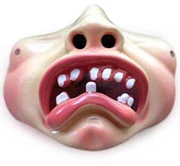 12x Bolle wangen met tandjes treurig