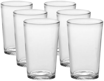 12x Drinkglazen/waterglazen transparant Chope 200 ml - Drinkglazen