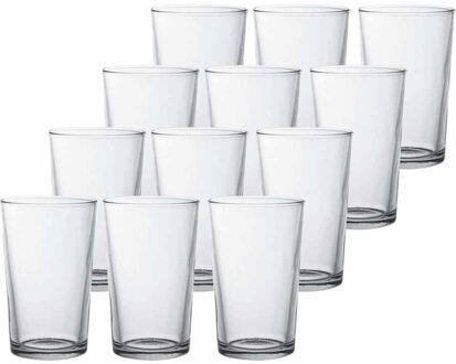 12x Drinkglazen/waterglazen transparant Chope 280 ml - Drinkglazen