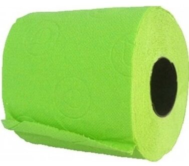 12x Groen toiletpapier rol 140 vellen - Groen thema feestartikelen decoratie - WC-papier/pleepapier