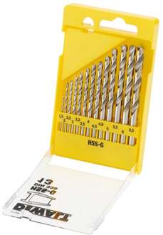 13-delige Metaalborenset HSS-G