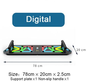 13 In 1 Opvouwbare Push Up Board Vouwen Push Up Training Board Push-Up Board Beige