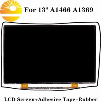 13 "Laptop Lcd Voor Macbook Air A1369 A1466 Lcd-scherm Panelen Met Plakband + Rubber