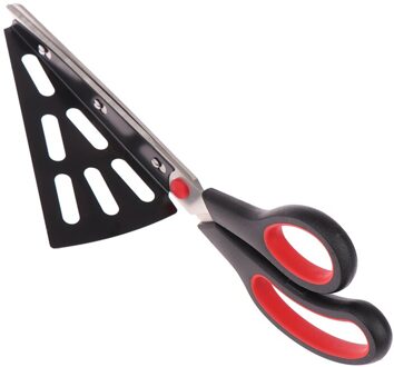 13 ''Spatel Pizza Slicer Cutter Gebak Keuken Shear Restaurant Slice Tool rood
