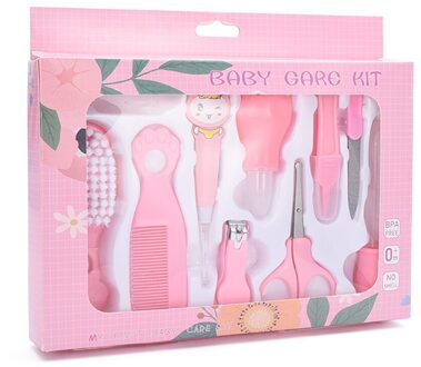 13 Stks/set Pasgeboren Baby Nail Haar Gezondheidszorg Kit Thermometer Grooming Brush Kit Care Pasgeboren Kam Veiligheid Gereedschap Baby Essentials P10pcs