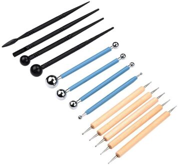 13 Stuk Bal Pen Puntjes Gereedschap Klei Aardewerk Modellering Set Rock Schilderen Kit