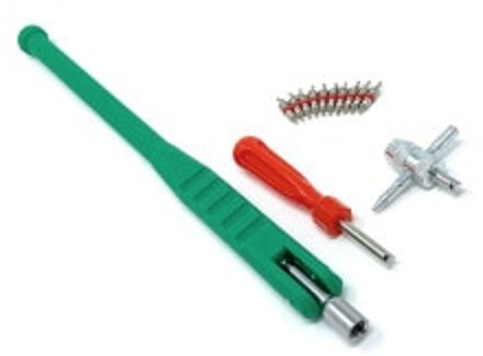 13 Stuks Tire Valve Installatie Tool Groep Multi Functie Ventiel Sleutel Wrench Vacuüm Ventiel Mond Installatie Gereedschap Kit