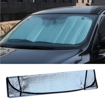 130*60CM Auto Voorruit Zonnescherm Reflector Anti UV Protector Screen Visor Cover Block Voor Venster Voorruit Auto accessoires