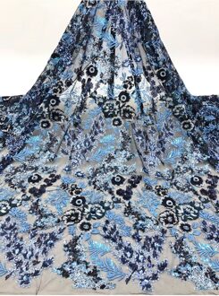 130*90Cm Luxe Lovertjes Lady Prom Dress Applique Diy Hoofdtooi Sjaal Veil Geborduurde Lace Stof Patch Gordijn Tafel cover 4