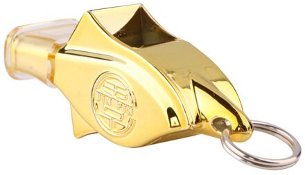130 Decibel Fluitje Hoge Frequentie Dolfijn Fluitjes Outdoor Sport Basketbal Voetbal Training Match Scheidsrechter Fluitje 1 Pcs goud