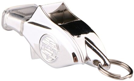 130 Decibel Fluitje Hoge Frequentie Dolfijn Fluitjes Outdoor Sport Basketbal Voetbal Training Match Scheidsrechter Fluitje 1 Pcs zilver