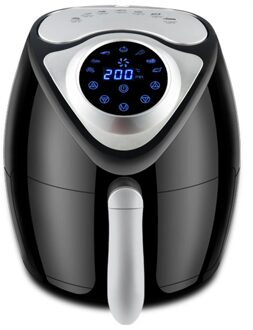 1300W/2.6L Lucht Friteuse Grote Capaciteit Lucht Friteuse Huishoudelijke Rookvrije Elektrische Koekenpan Smart Touch Screen frietjes Machine Eu Plug