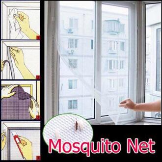 130Cm X 150Cm Mosquito Insect Net Mesh Voor Venster Fly Gordijn Netting Netto Cover Protector Fly Screen kamer Cortinas