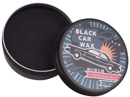 130G Waterdichte Bescherm Autolak Kristal Autowas Verf Kras Reparatie Auto Onderhoud Polijsten Wax Met Spons En Handdoek zwart