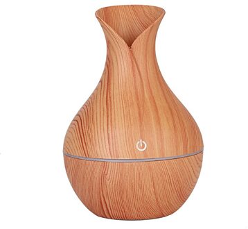 130ml Luchtbevochtiger Essentiële Olie Aromatherapie Cool Mist Maker USB Elektrische Aroma Air Diffuser Hout Ultrasone