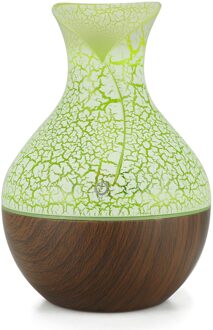130Ml Olie Aroma Diffuser Houtnerf Luchtbevochtiger Led Essentiële Olie Diffuser Luchtbevochtiger Aromatherapie Vaas Aroma Essentiële Jasmijn