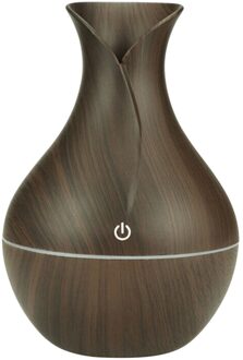 130Ml Olie Aroma Diffuser Houtnerf Luchtbevochtiger Led Essentiële Olie Diffuser Luchtbevochtiger Aromatherapie Vaas Aroma Essentiële lavendel