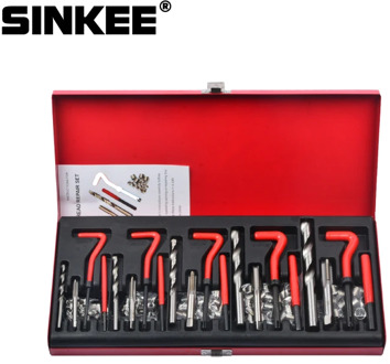 131 Pcs Engine Block Restoring Damaged Thread Repair Tool Kit M5 M6 M8 M10 M12 Professional SK1008