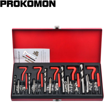 131 Pcs Engine Block Restoring Damaged Thread Repair Tool Kit M5 M6 M8 M10 M12