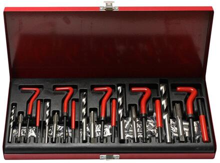 131 Pcs Motorblok Herstellen Van Beschadigde Draad Reparatie Tool Kit M5 M6 M8 M10 M12 Voor Helicoil Auto Reparatie Tools grof Crowbar