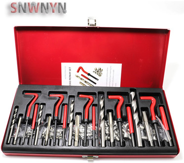 131pcs M5/M6/M8/M10/M12 Engine Block Restoring Damaged Thread Repair Tool Kit Professional Car Repair Tools