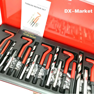 131pcs thread repair set , m5 m6 m8 m10 m12 Metric thread insert repair tools with 1.5D coil , Tin suit H006-20