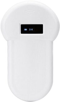 134.2Khz Oled-scherm Lage Frequentie Ingebouwde Buzzer Animal Id Reader Tracking Microchip Scanner Usb Oplaadbare Iso FDX-B abs wit