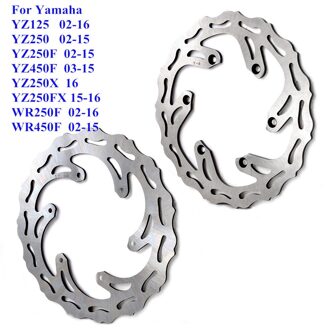 134Mm Motorfiets Staal Voor Achter Remschijf Rotor Voor Yamaha WR250F WR450F YZ125 YZ250 YZ250F YZ450F YZ250X YZ250FX 2002 voorkant en achterkant