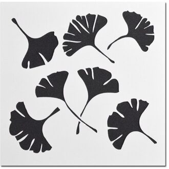 13Cm Boom Blad Gingko Diy Gelaagdheid Stencils Schilderij Plakboek Kleuring Embossing Album Decoratieve Kaart Template