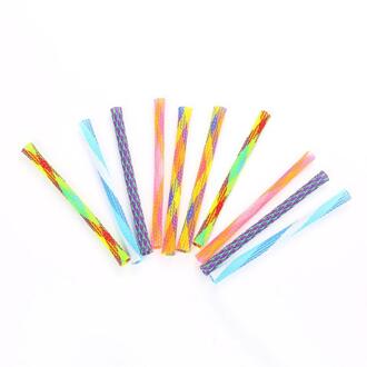 13Cm Interactieve Speelgoed Willekeurige Kleur Nylon Kat Speelgoed Grappige Kat Stok Telescopische Staaf Huisdier Speelgoed Diy Fidget Speelgoed Huisdier accessoires