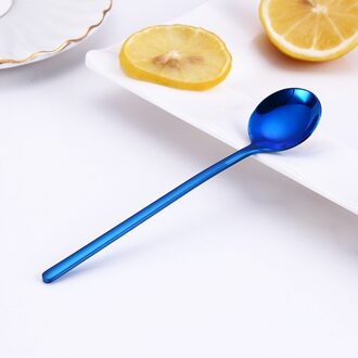 13Cm Roestvrij Staal Koffie Lepel Lengte Ronde Vorm Dessert Ijs Fruit Lepel Theelepels Dessert Lepel Keuken Accessoires 06