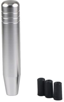 13Cm Universele Auto Aluminium Handmatig Pookknop Stok Handleiding Transmissie Gearstick Hendel Shifter Knop Zilver