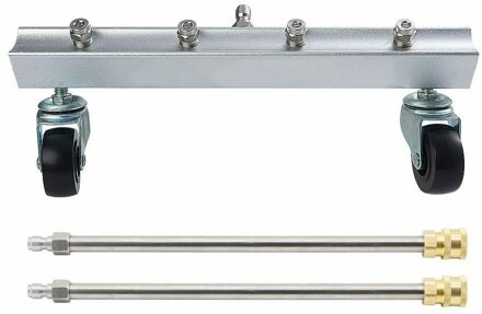 13Inch Body Chassis Onderwagen Cleaner Vuil Verwijderen Koud Hogedrukreiniger Onder Auto Voertuig Boot Hand Tool 2 Extension wand