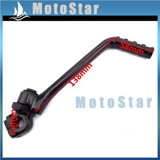13mm Black Kick Starter Hendel Voor 50cc 70cc 90cc 110cc 125cc Z155 Engine Chinese Pit Crossmotor Motorfiets