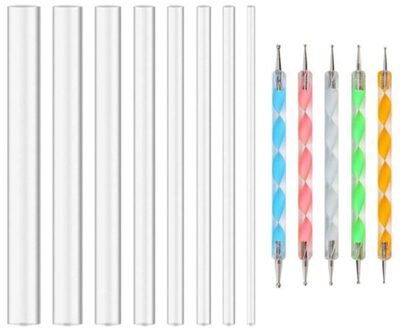 13Pcs Mandala Puntjes Gereedschap Set Pen Puntjes Gereedschap Mandala Stencil Bal Stylus Verf Lade Voor Schilderen Rotsen, kleuring, Tekening