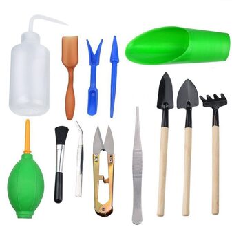 13Pcs Mini Tuin Handgereedschap Transplanteren Gereedschap Succulent Gereedschap Miniatuur Planten Tuinieren Tool Set