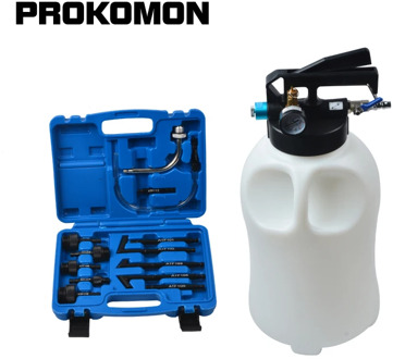 13Pcs Oil Refill Filling ATF Adapters 10L Pneumatic Transmission Oil Refilling Tool Extractor Dispenser Pump Kit