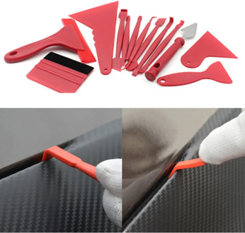 13PCS Vinyl Wrap Film Sticker Wrapping Tool Sticker Squeegee Scraper Tools Car Window Tint Razor Scraper Carbon Fiber Foil Tools