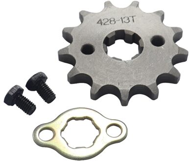 13T Tand 428 Id 17Mm/20Mm Voor Motor Tandwiel Voor Motorfiets Dirt Bike Atv Quad Buggy 428 13T 17mm