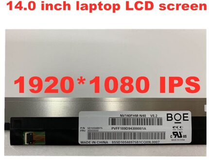 14.0 Inch Ips Laptop Lcd-scherm NV140FHM-N48 LP140WF8-SPR1 LP140WF7-SPC1 N140HAC-EAC 1920*1080 Edp Panel